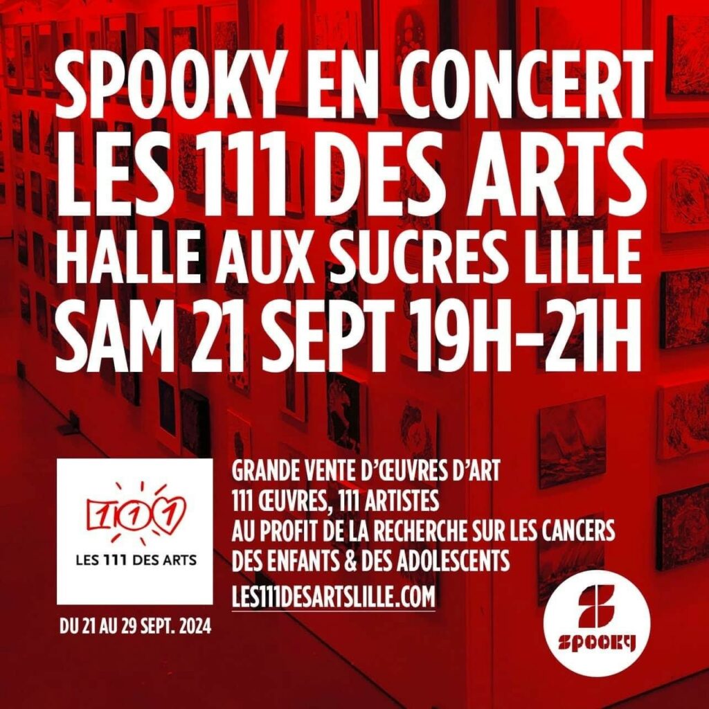 Concert de Spooky aux 111 des Arts le 21 septembre 2024 à partir de 19h.